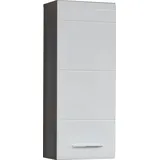 WELLTIME Hängeschrank »Sovana«, Badezimmerschrank mit 2 Fächern in Weiß - Maße (B/T/H) 30/24/77 cm