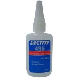 495 Universal-Sofortklebstoff farblos, niedrigviskos, 50gr Flasche - farblos/transparent