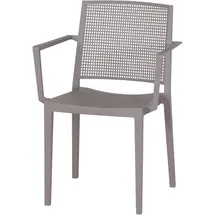 Siena Garden Square Stapelsessel 57 x 55 x 80 cm taupe