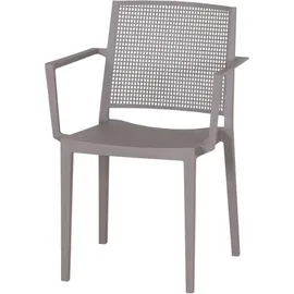 Siena Garden Square Stapelsessel 57 x 55 x 80 cm taupe