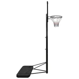 vidaXL Basketballständer Transparent 256-361 cm