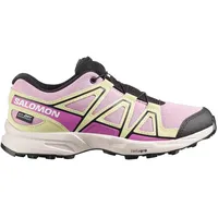 Salomon Speedcross WP J Kinder Dawn Pink / Acid Lime / Black 32