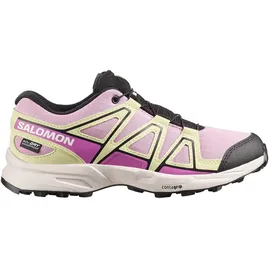 Salomon Speedcross WP J Kinder Dawn Pink / Acid Lime / Black 32