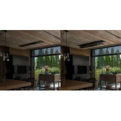Heatscope Lift Deckeneinbau-Lösung für Spot und Vision [elektrische Hubsteuerung]: Vision 2200 - mit Einbaukassette - ohne Rahmen