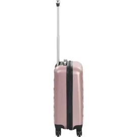 vidaXL Hartschalen-Trolley 4-Rollen Cabin 36 cm / 22 l roségold