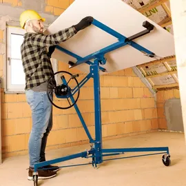 SCHEPPACH Trockenbaulift TBL335 XXL Plattenheber Scheppach | Plattengröße von 1,25 m x 4,88m | max.