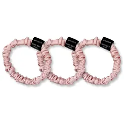 DOUX Set 3 Scrunchies S aus Seide 3 St