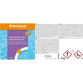 Steinbach Quattrotabs 200g langsamlöslich, 1.00kg (0752601TD08)