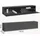 [en.casa] Evaton TV-Lowboard 160 x 32 x 30 cm Dunkelgrau Spanplatte