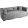 homsy by ana johnson Schlafsofa 2-Sitzer grau