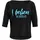 Winshape 3/4-Arm-Shirt MCS001 ultra leicht mit Neon blauem Glitzer-Aufdruck blau|schwarz S (34/36)