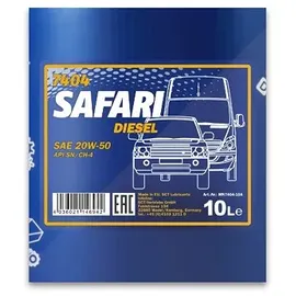 Mannol Safari 7404 20W-50 10 l