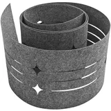 zaun|zu® Sichtschutz Design Vlies Dekor Starline Einzelstreifen