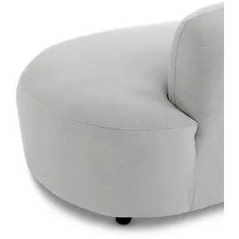 Idimex Gartensofa Hellgrau, Kunststoff, Mode, 225x73x141 cm, Loungemöbel, Gartensofas