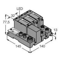 Turck TI-BL67-DPV1-S-4 1545107 Zubehör 1St.