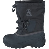 Kamik SOUTHPOLE4, Unisex-Kinder Schneestiefel, Schwarz (Black BLK), 25 EU (7.5 UK)