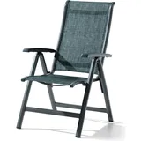 Sieger Calvi Klappsessel 61 x 69 x 109 cm eisengrau/silbergrau