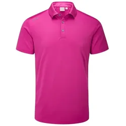Ping Golf Herren Polo Lindum magenta
