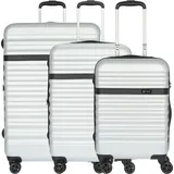 Bugatti Corium Koffer-Set 3-tlg. silber