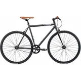 Bikestar Singlespeed 28 Zoll RH 53 cm Unisex schwarz & grau