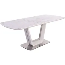 SalesFever Devin 160/200 x 76 x 90 cm weiß/silber