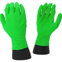 KS Tools COMPETITION Handschuhe Nitril, M, grün Box 50er Pack, 10 Boxen (Powered by KS TOOLS)