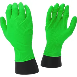 KS Tools COMPETITION Handschuhe Nitril, M, grün Box 50er Pack, 10 Boxen (Powered by KS TOOLS)
