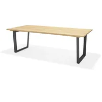 Scancom LifestyleGarden Palau Gartentisch 216x99cm Aluminium/Teak Natur