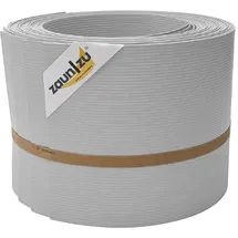 zaunzu® Sichtschutz Rille 10x Einzelstreifen 255 x 10 cm Lichtgrau