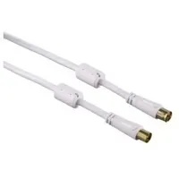 Hama Antennen-Kabel, Koax-Stecker Koax Kupplung vergoldet, m, 100 dB