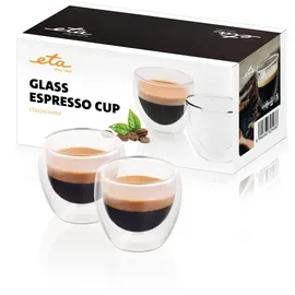 ETA Espresso Transparent 2 Stück(e) 80 ml