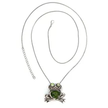 COLLEZIONE ALESSANDRO Lange Kette " Frida " in grün | Gr.: onesize