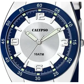 Calypso Herren Uhr Armbanduhr K5753/2 blau - Blau/Weiß