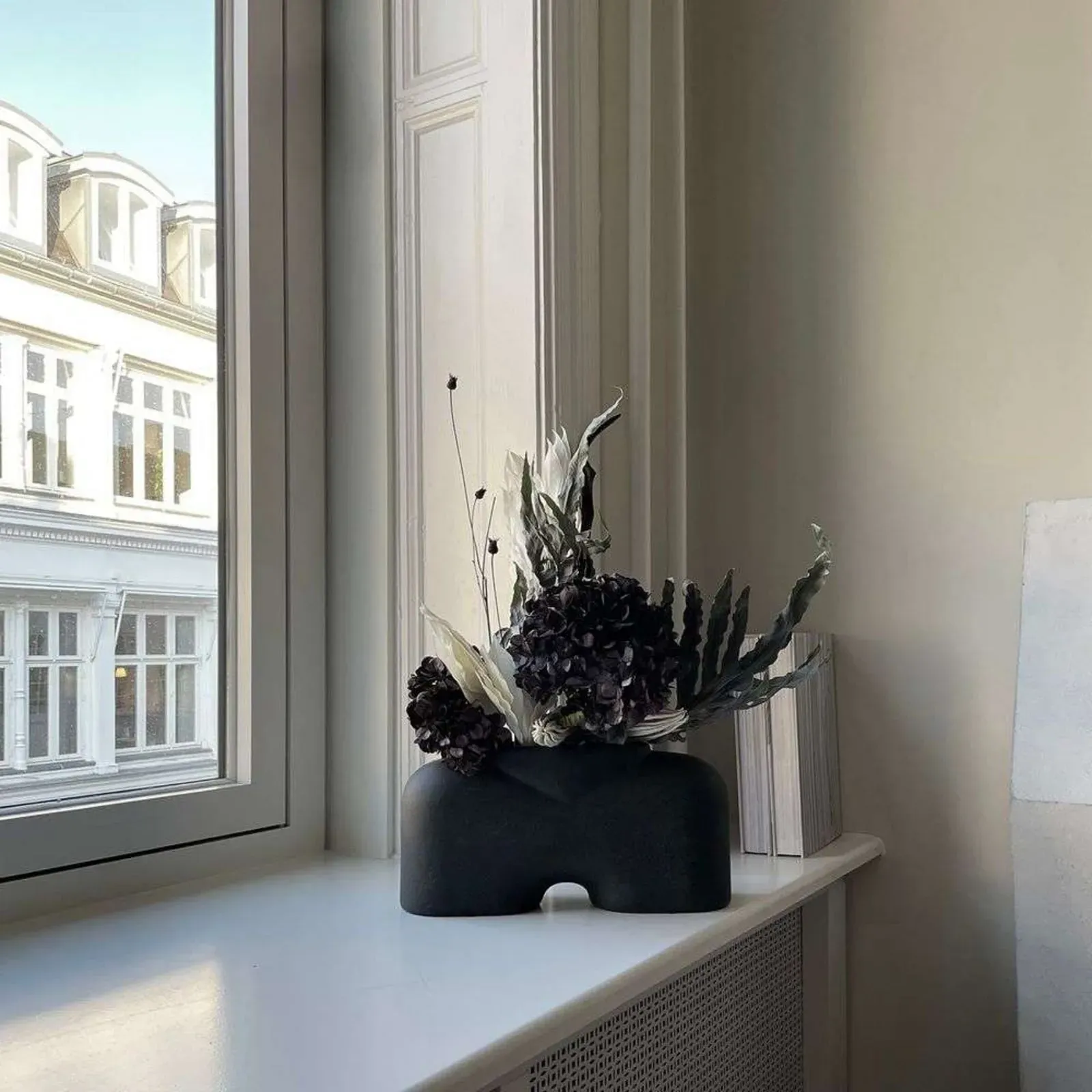 Vasen 101 COPENHAGEN, Schwarz, Keramik - 35 - 10 - 17