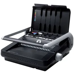 GBC Plastikbindesystem CombBind C340, Stanzleistung 25 Blatt, max. Bindung 450 Blatt, 21 Ring Stanzung A4