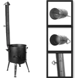4big.fun Ø44 Uchag 2mm Stahl schwarz