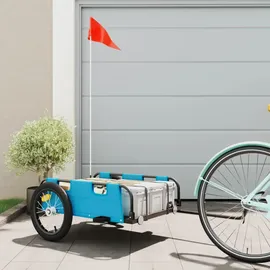 vidaXL Fahrradanhänger blau 2023