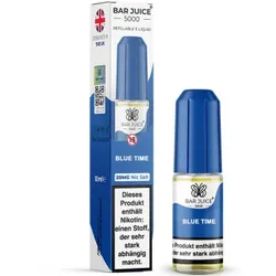 Blue Time NicSalt Liquid by Bar Juice 5000 10ml / 20mg
