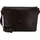 Buckle & Seam Messenger Bag Times - BROWN/Blue Koffer24