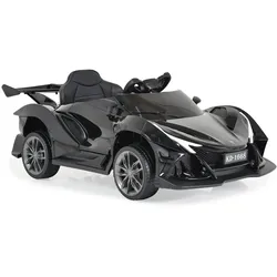 Moni Kinder Elektroauto Flash metallic 4 Motoren, MP3, Fernbedienung, EVA-Reifen schwarz