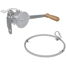 QLS Seilwinde Stahl 3 mm silber/weiß