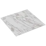 vidaXL PVC Laminat Dielen Selbstklebend 5,11 m2 Weiß Marmor-optik