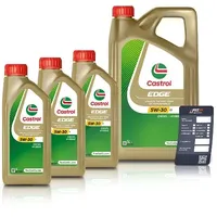 Castrol 8 L EDGE 5W-30 C1 + Ölwechsel-Anhänger [Hersteller-Nr. 15F827]