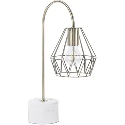 Tischlampe gold 50 cm Gitter MOONI medium