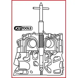 Injektoren-Sitz-Reinigungswerkzeug, 1.6l PSA Common-Rail Diesel