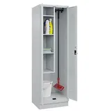 Californian Products CP Putzmittelschrank Classic PLUS 080120-00 S10009 lichtgrau 60,0 x 50,0 x 195,0 cm, aufgebaut