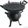 Mastergrill Grill Blech 30 cm Gusseisen schwarz