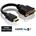 HDMI/DVI Adapterkabel 0 1 m Schwarz