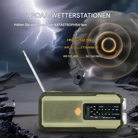 OEM Notfall-Solarradio grün