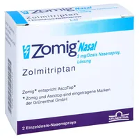 ZOMIG Nasal 5 mg/Dosis Einzeldosis-Nasenspray 2 St